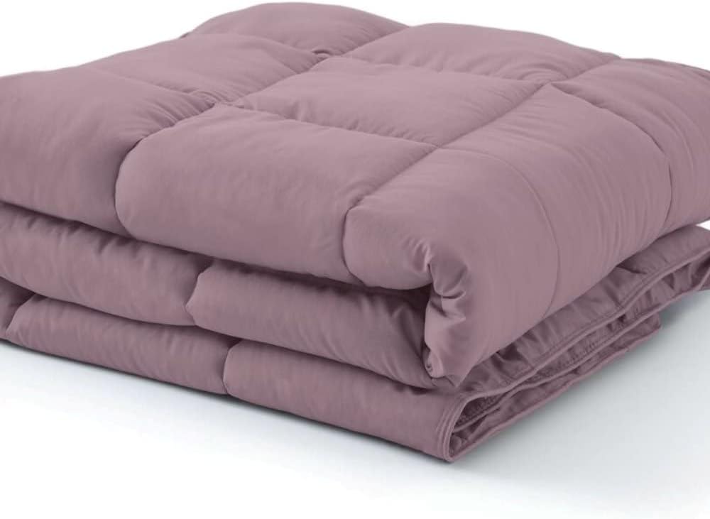 Light Purple Twin/Twin XL 110 GSM Brushed Microfiber Comforter E636310