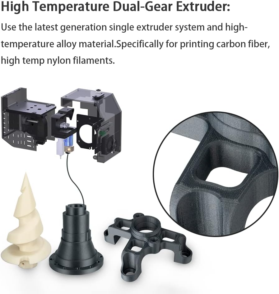 Industrial Grade 3D Printer with Build Volume 11.8x9.8x11.8 Inch W944534