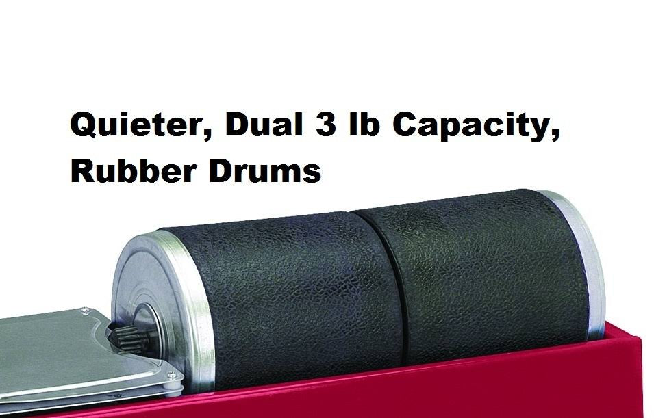 Dual Drum Rotary Rock Tumbler B657075