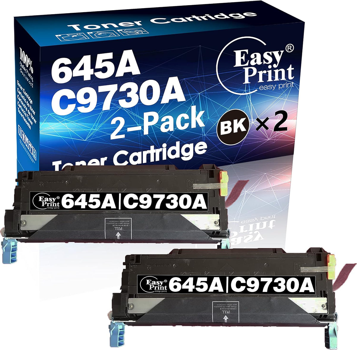 Black 2-Pack Compatible Toner Cartridges K7617