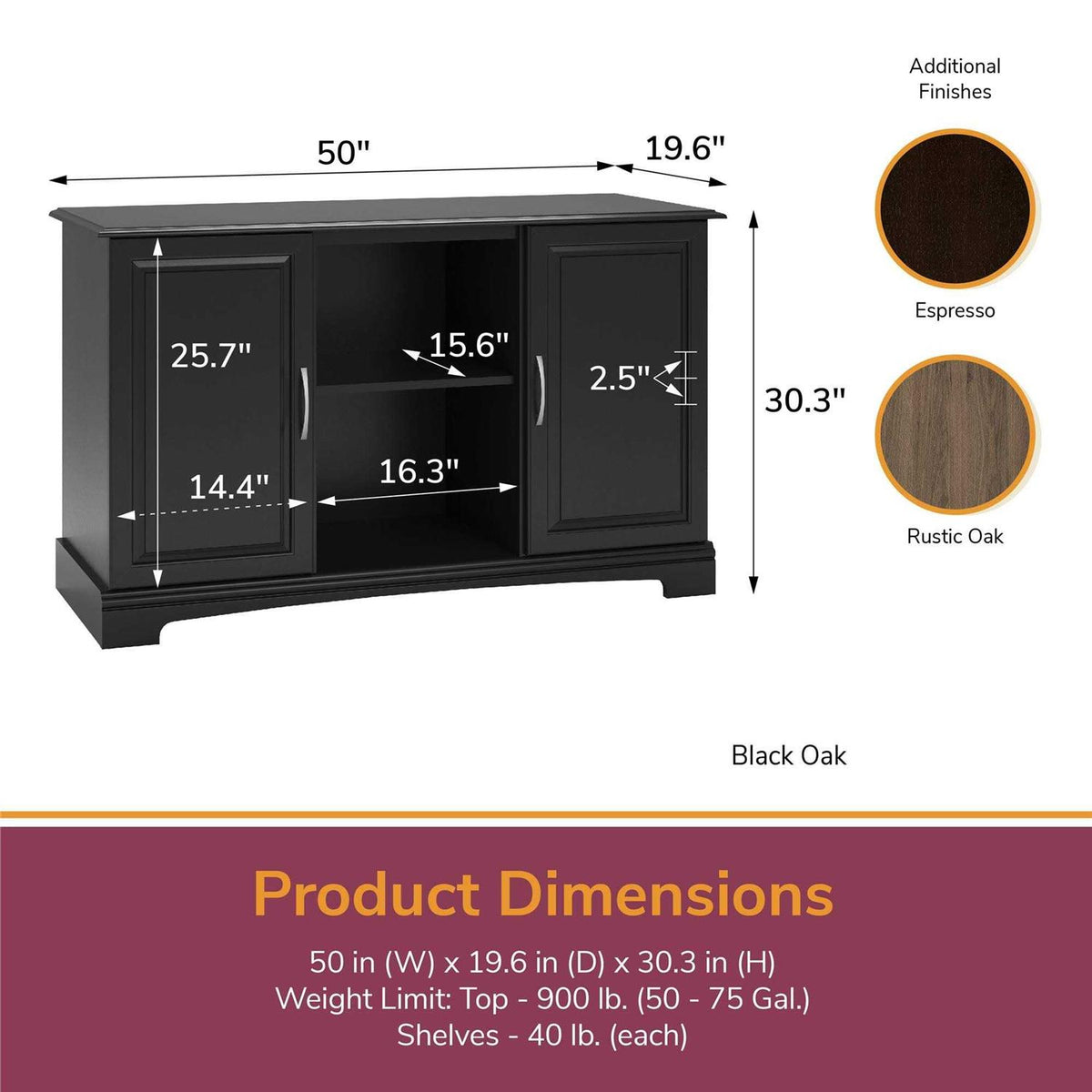 75-Gallon Aquarium Stand M526