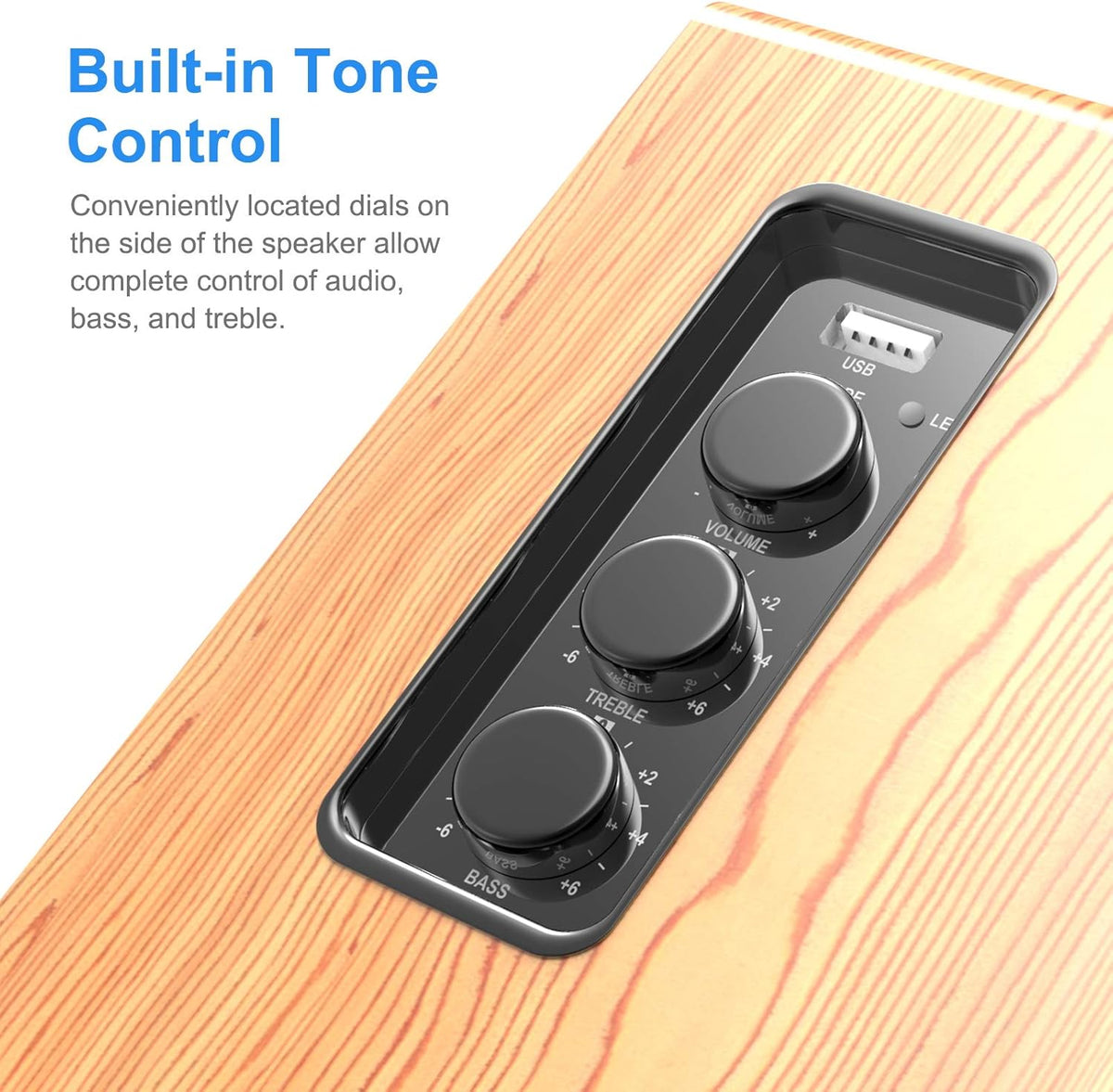 50W Bluetooth Bookshelf Speakers K56934