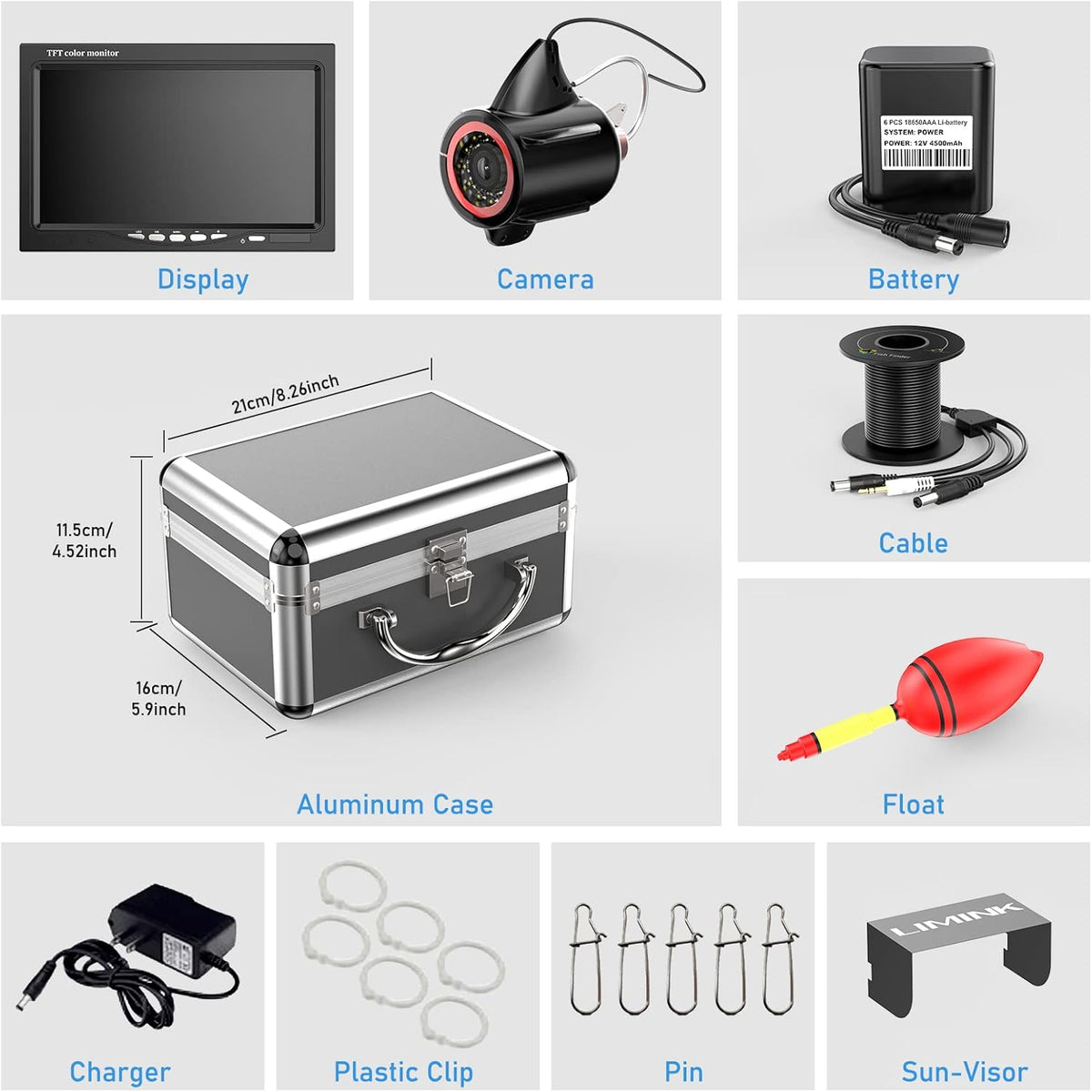 Underwater Fishing Camera with 7'' Color LCD Display A42400