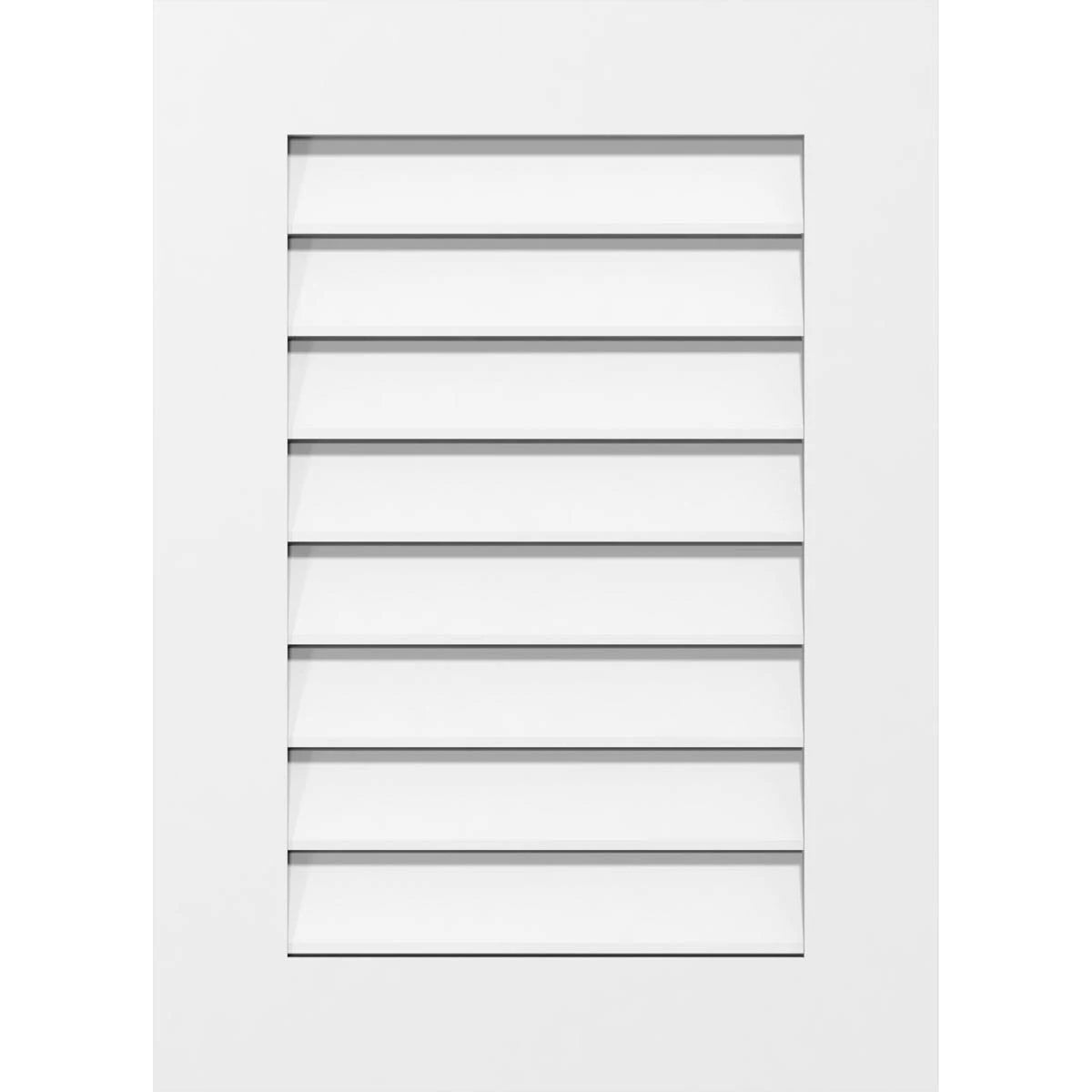 Vertical Surface Mount PVC Gable Vent I6895