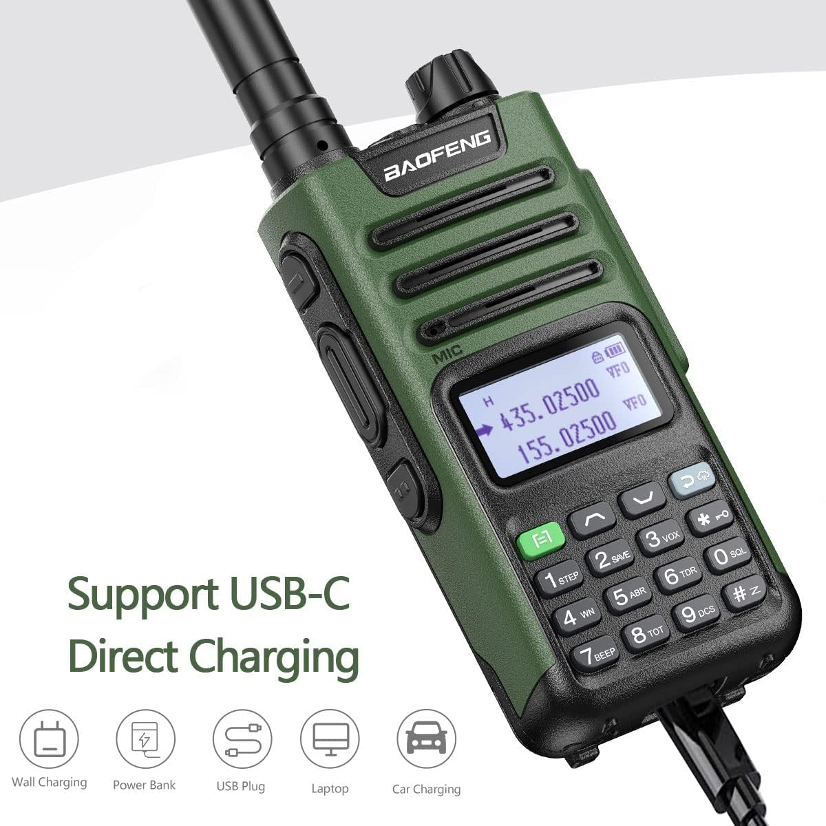 Rechargeable Long Range Two Way Radio Pack of 2 V223