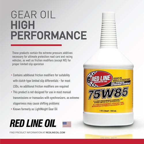 75W85 GL-5 Full Synthetic Gear Oil - 1 Quart Z975930