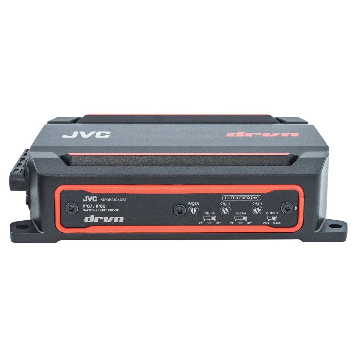 600-Watt-Max 4-Channel Compact Class D Amp with Bluetooth and Remote Z998641