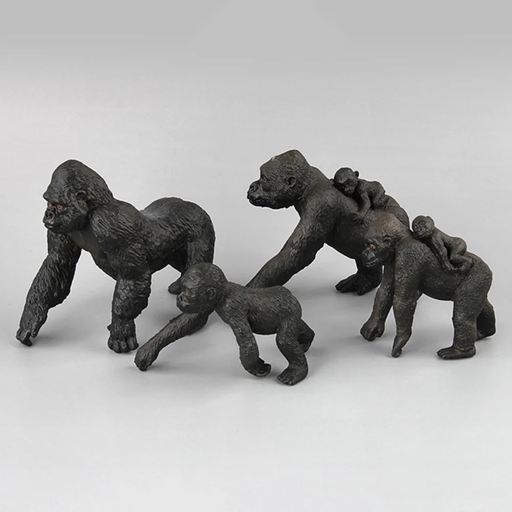 Simulation Gorilla Wild Animal Action Figure J5898
