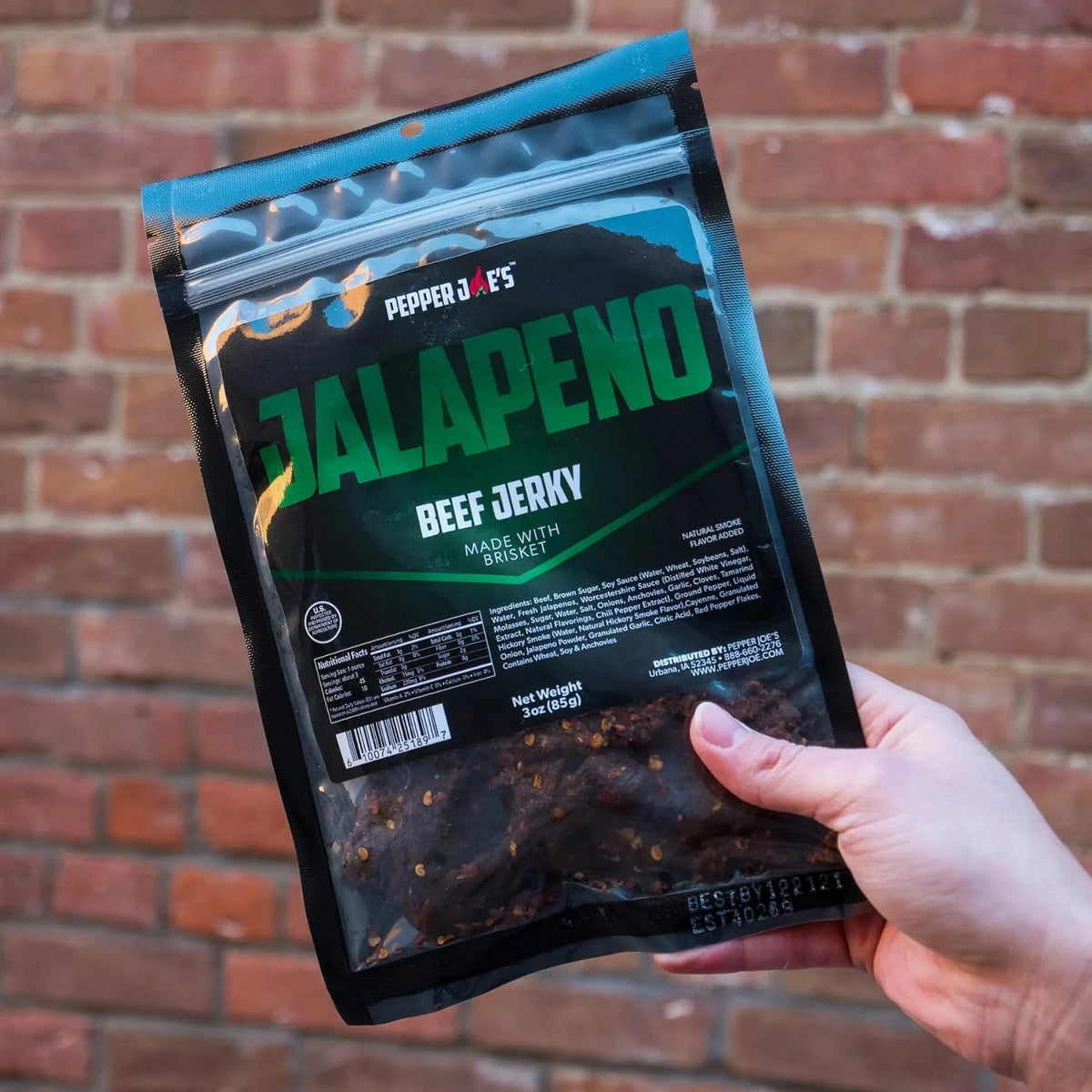 Jalapeno Brisket Jerky 3 Ounces 2 Pack Q832