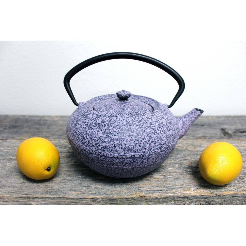 1.32 Qt. Purple Cast Iron Teapot K8866