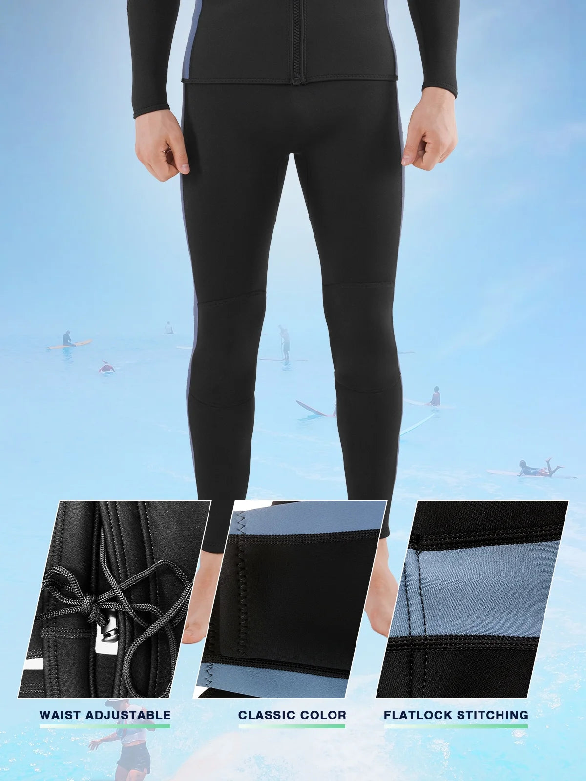 3mm Neoprene Wetsuit Pants X3002