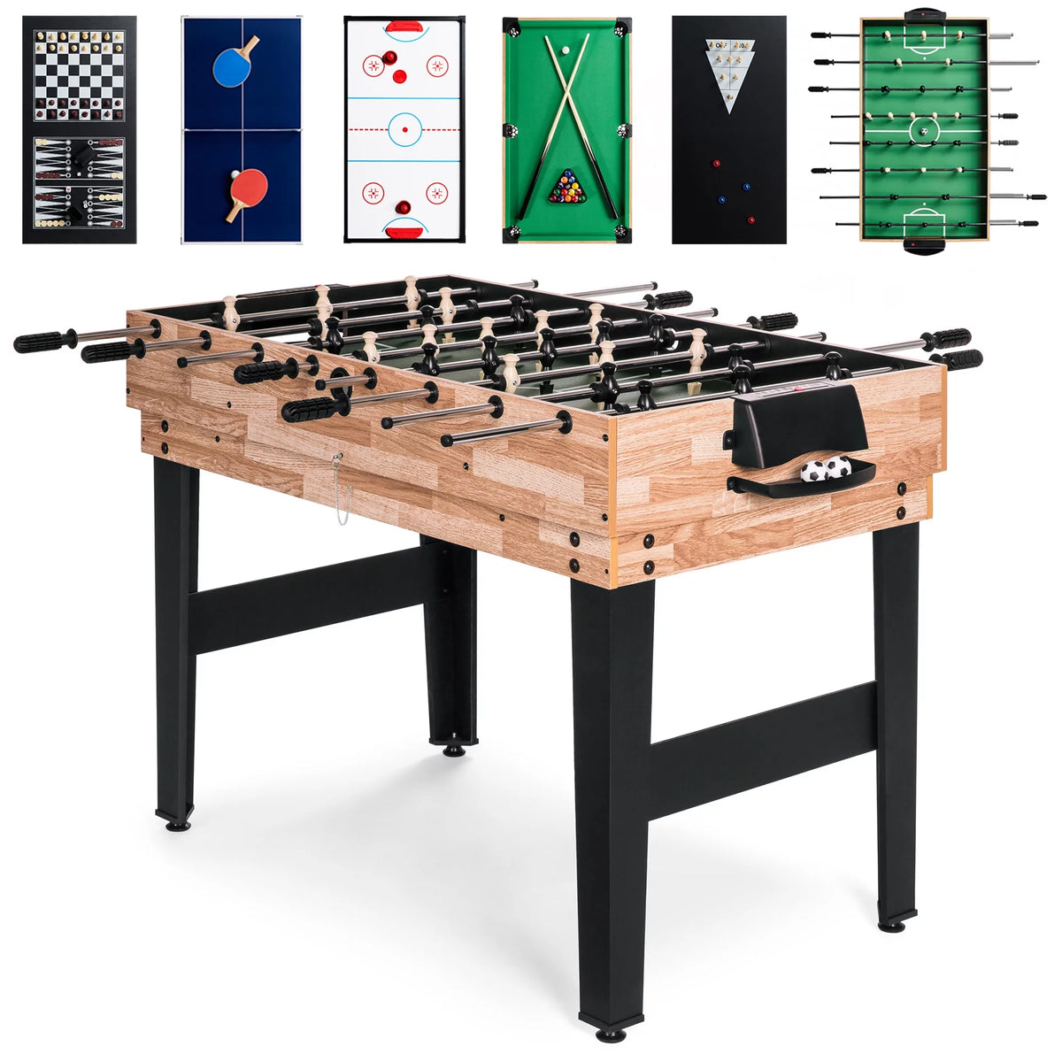 2x4ft 10-in-1 Combo Game Table Set M348841