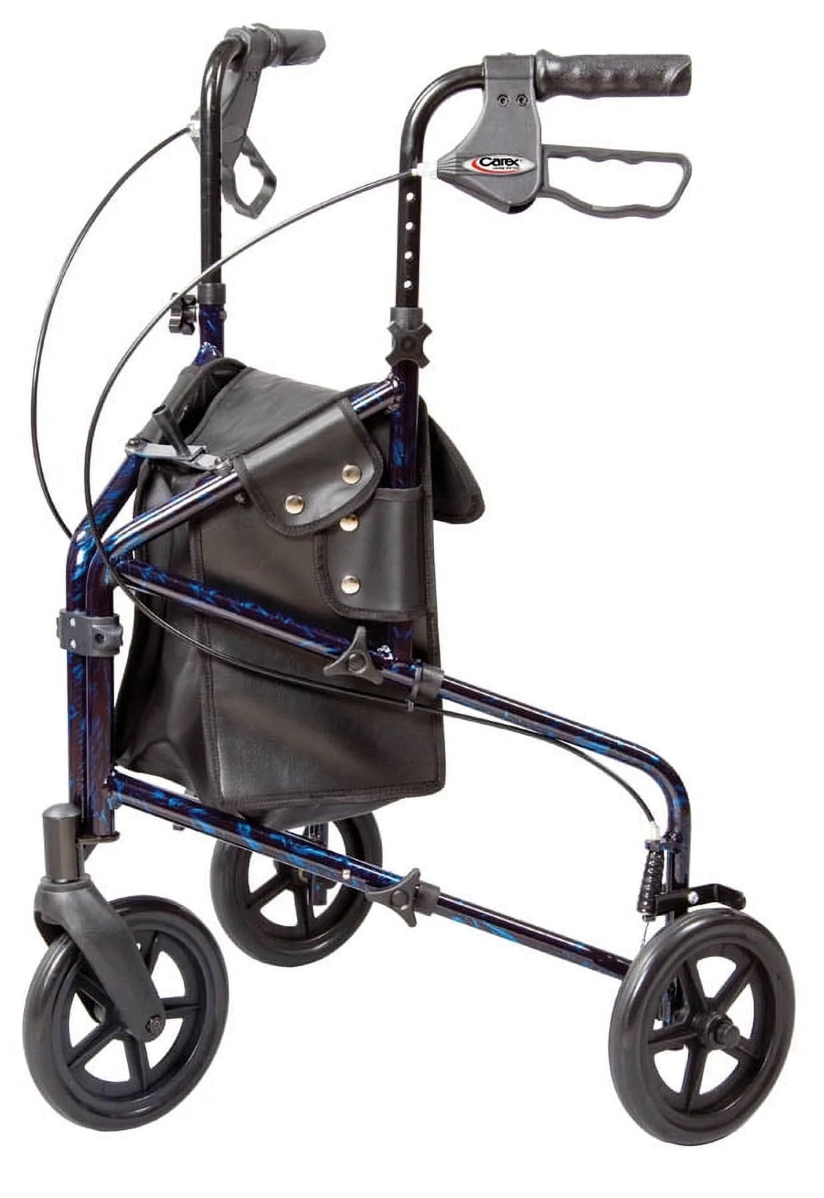 3 Wheel Aluminium Rollator Walker with Adjustable Handles Z64471