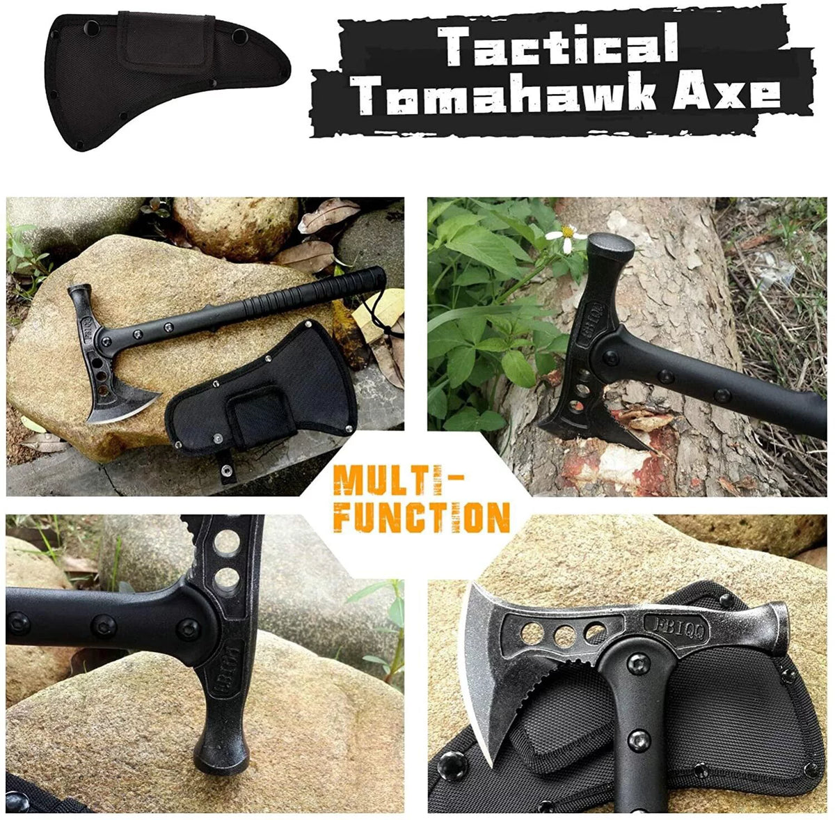 Portable Tactical Tomahawk Camping Axe U6472
