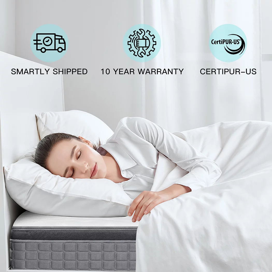 14 Gel Memory Foam Spring Hybrid Mattress C937274