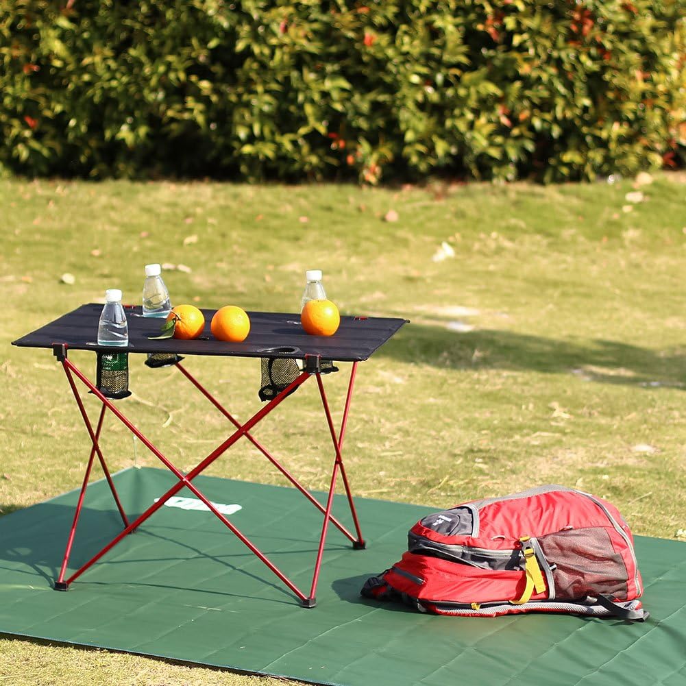 Lightweight Folding Camp Table with Cup Holders D52373