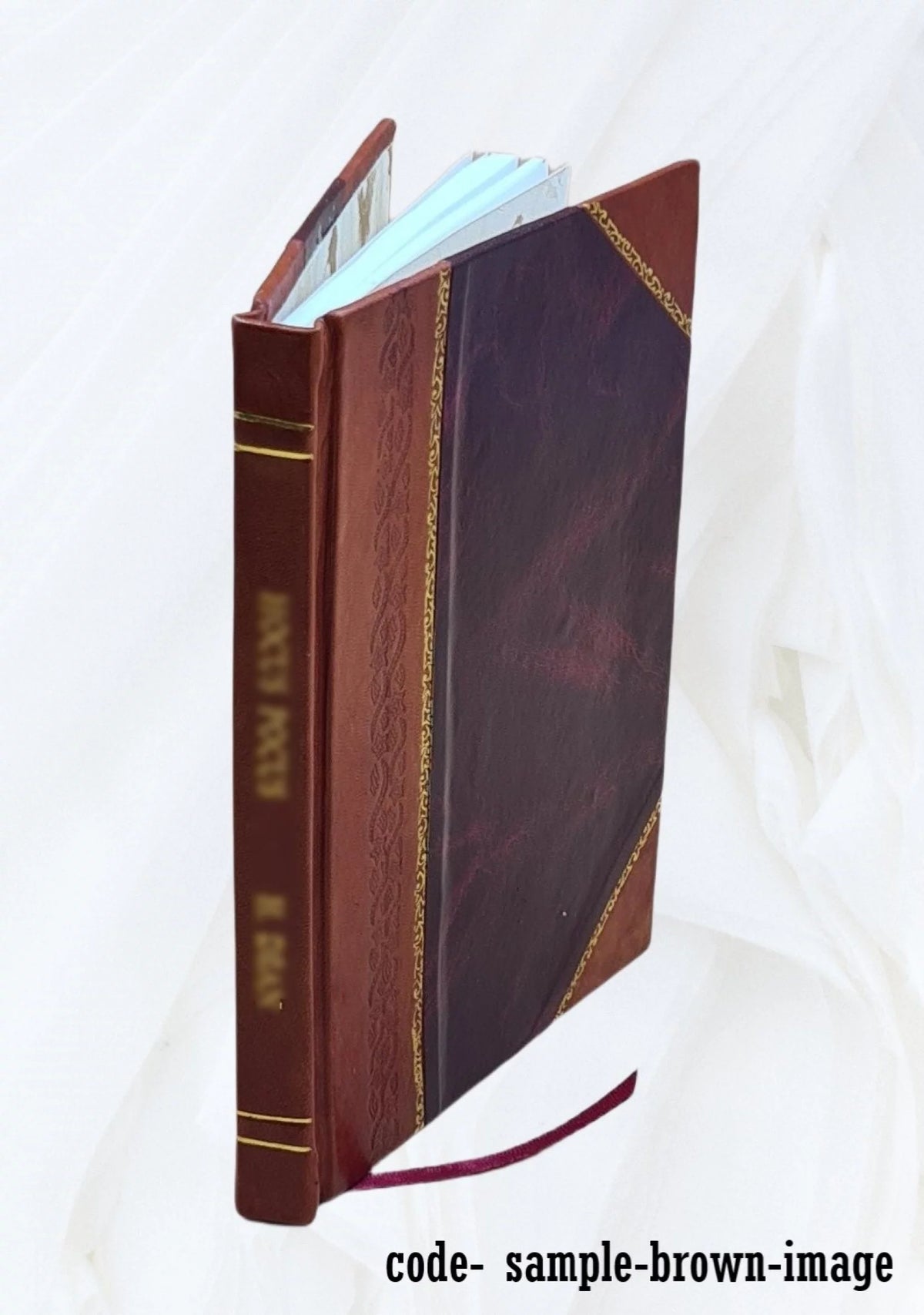 Log Cabin Leather Bound X6524