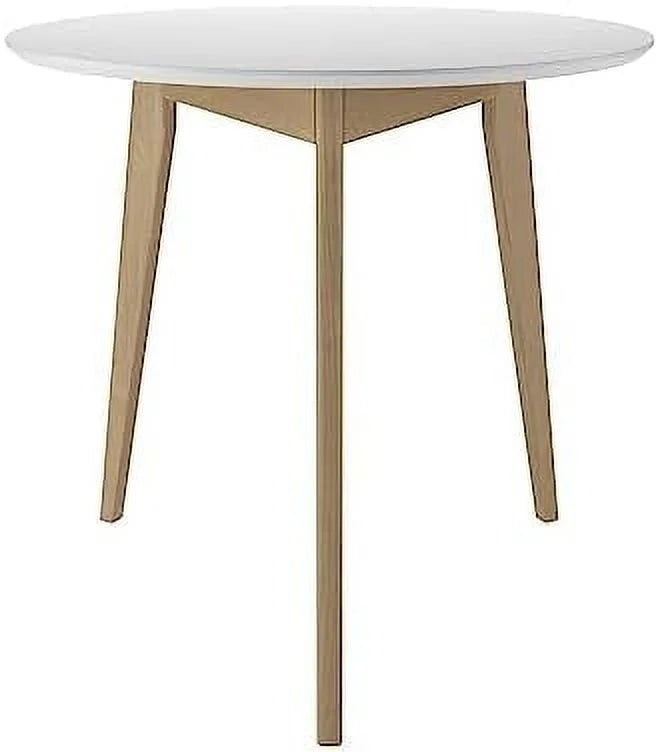 31 inch 3 Legs Round Birch Solid Wood Table R73865
