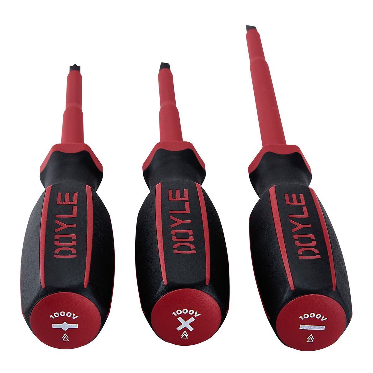 1000V Insulated Screwdrivers, 3-Piece D432
