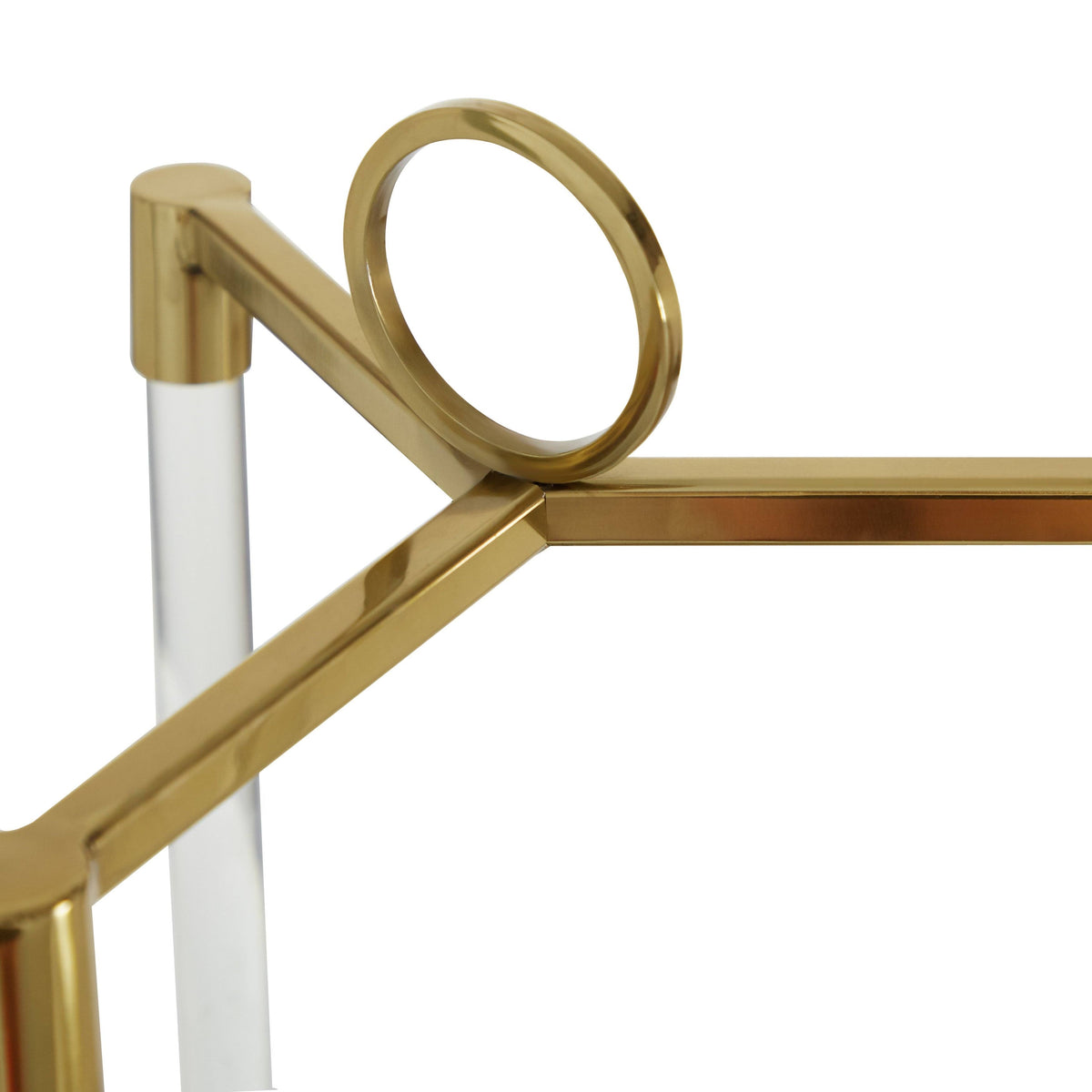 Gold Stainless Steel Lantern O6343