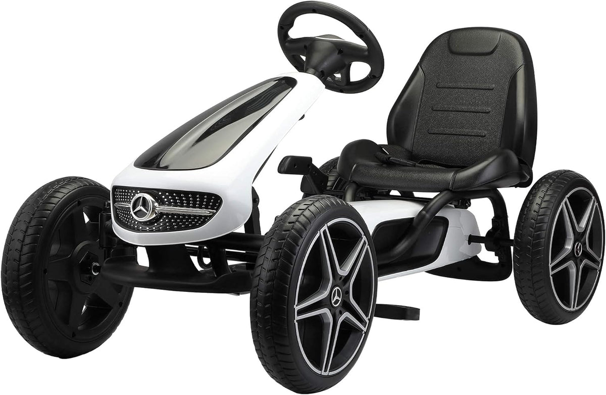 Pedal Go Kart for Kids, 4 Wheel, Adjustable Seat Z122