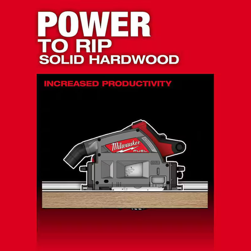 18V Brushless Cordless 6-1/2 in. Plunge Track Saw Combo Kit Z140