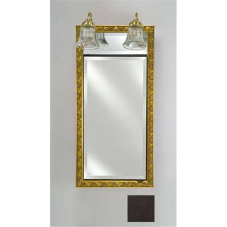 Recessed Single Door Cabinet with Traditional Lights F500