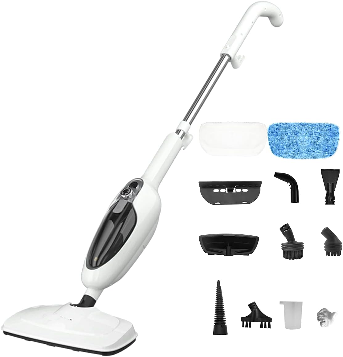 Steam Mop with 2 Pads, 20ft Power Cord, 1200W, 300ml Water Capacity Z5936