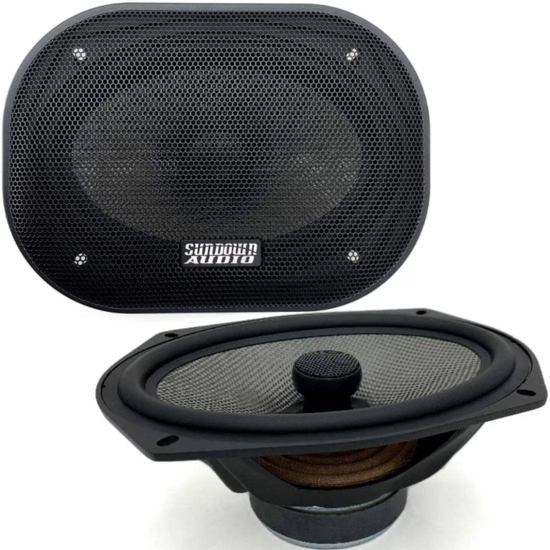 6" x 9" 125W RMS 2-Way Coaxial Car Speakers F3722