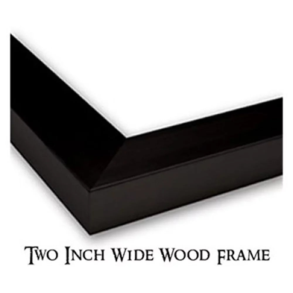Black Modern Framed 14x12 Art Print P614391