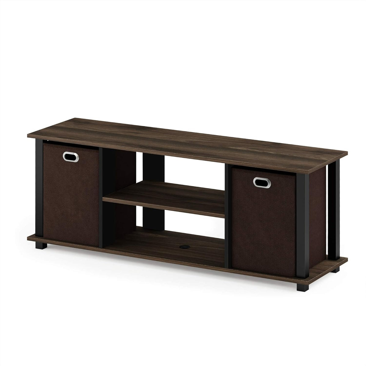 Americano/Black/Brown Entertainment Center Pack of 2 I992498