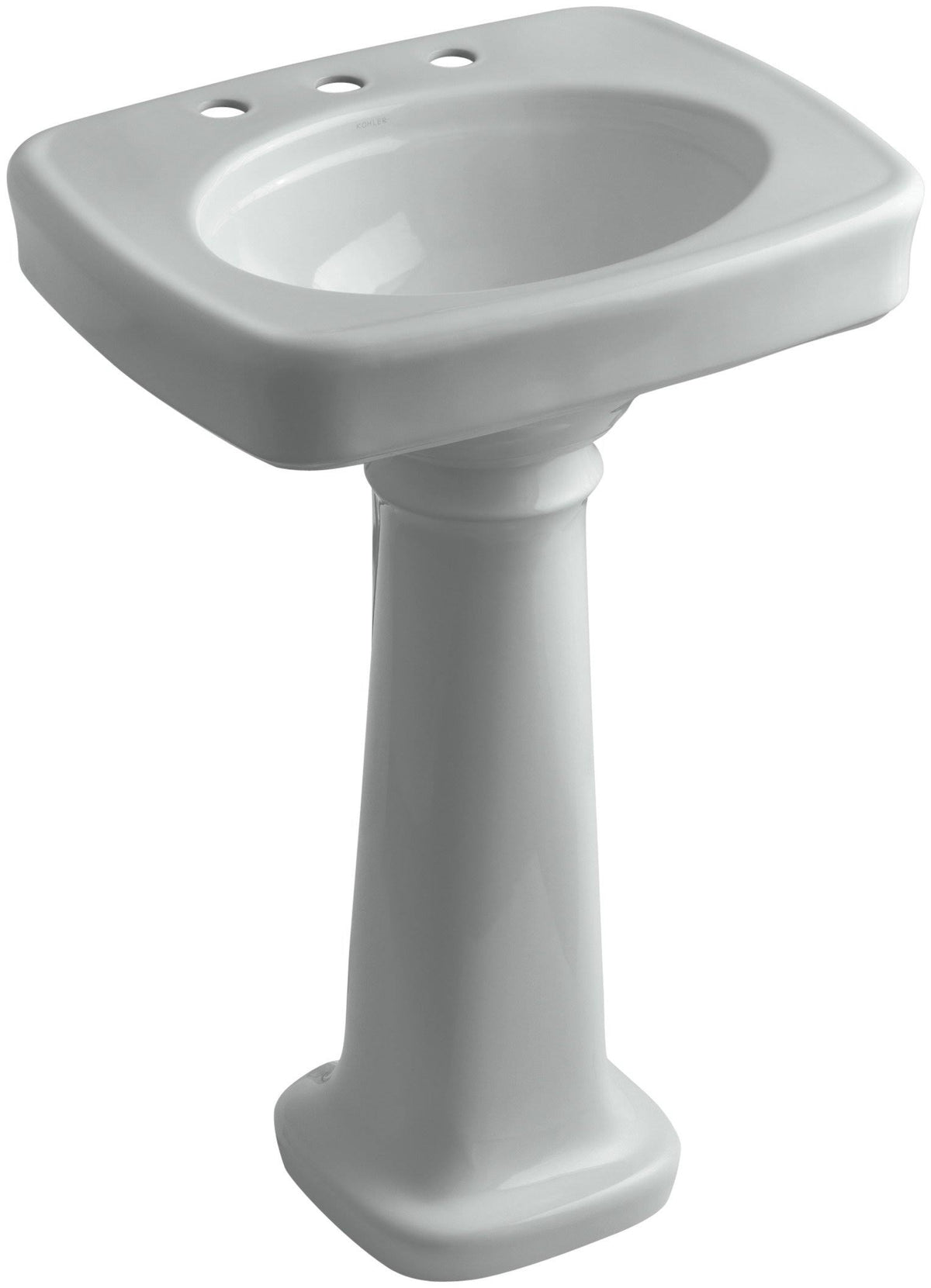 Ice Grey Pedestal Bathroom Sink S652362