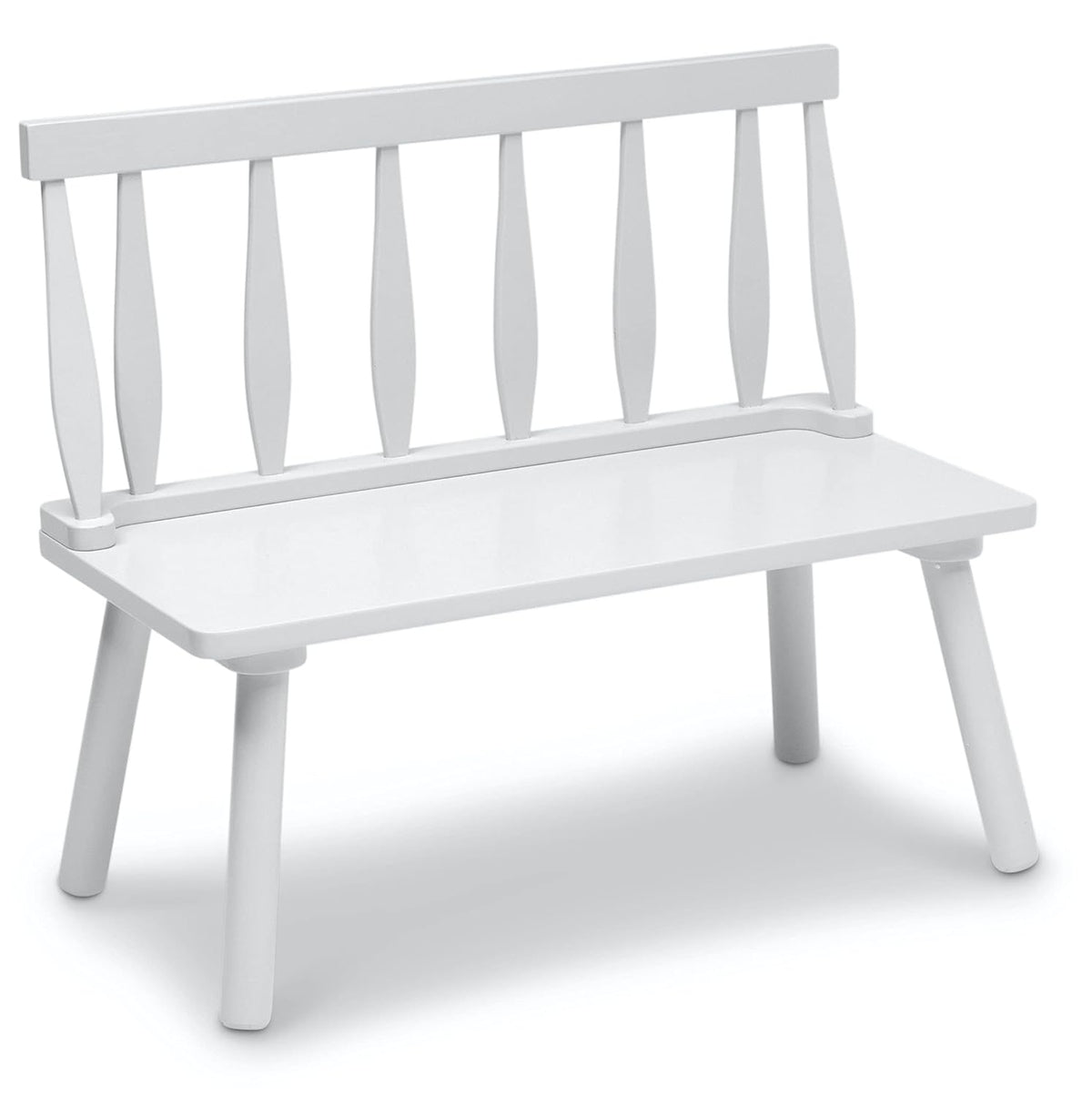 White Wooden Windsor Bench Pack of 2 A9657