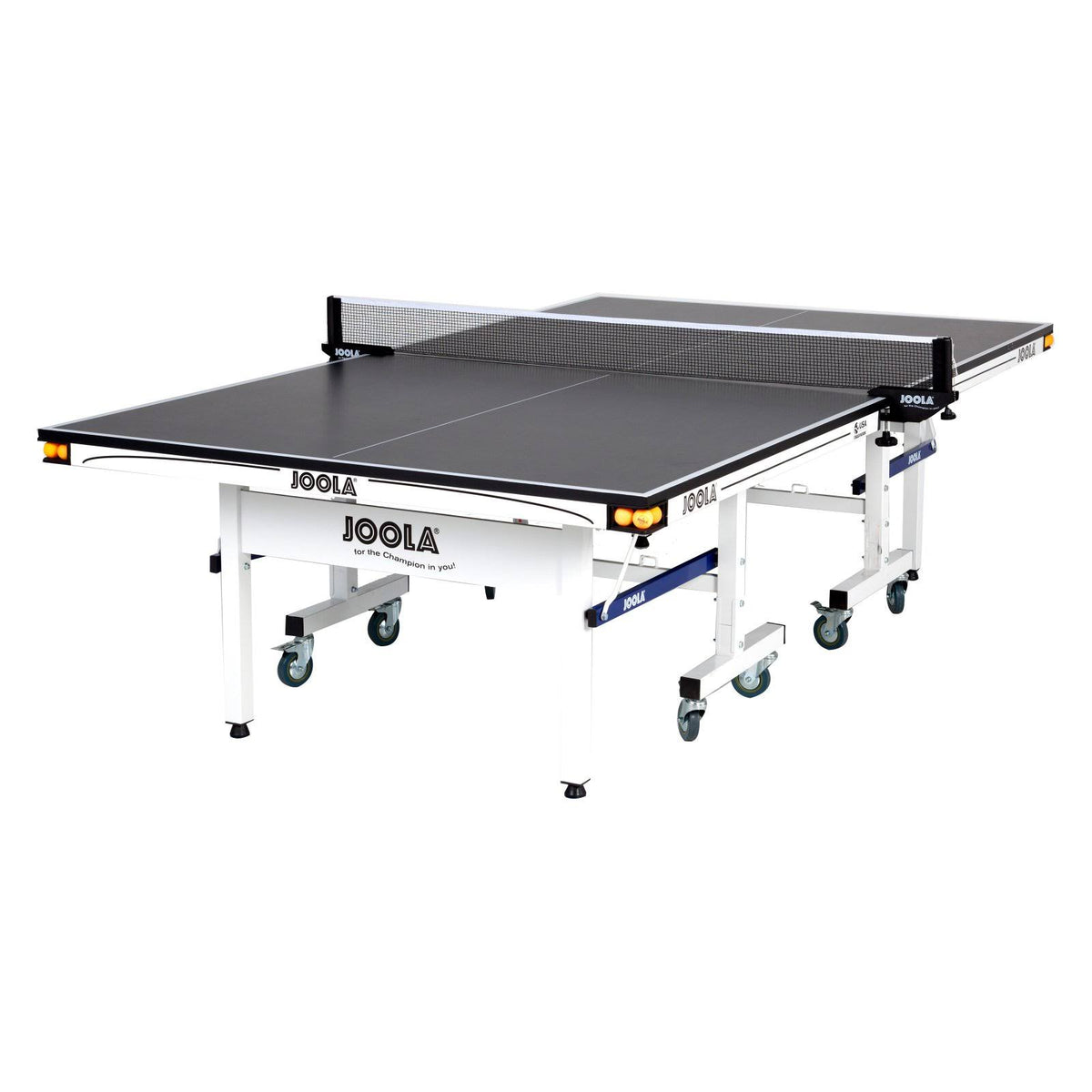 Table Tennis Table with Corner Ball Holders and Magnetic Scorers W42796