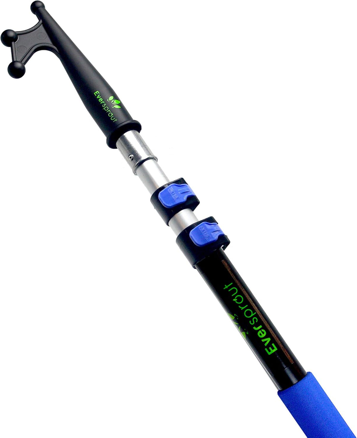 Telescopic Boat Hook, Floating, Heavy-Duty, Non-Slip EVA Foam Hand Grips, Rust-Resistant Aluminum, 3-Stage Pole, Pack of 2 N76916