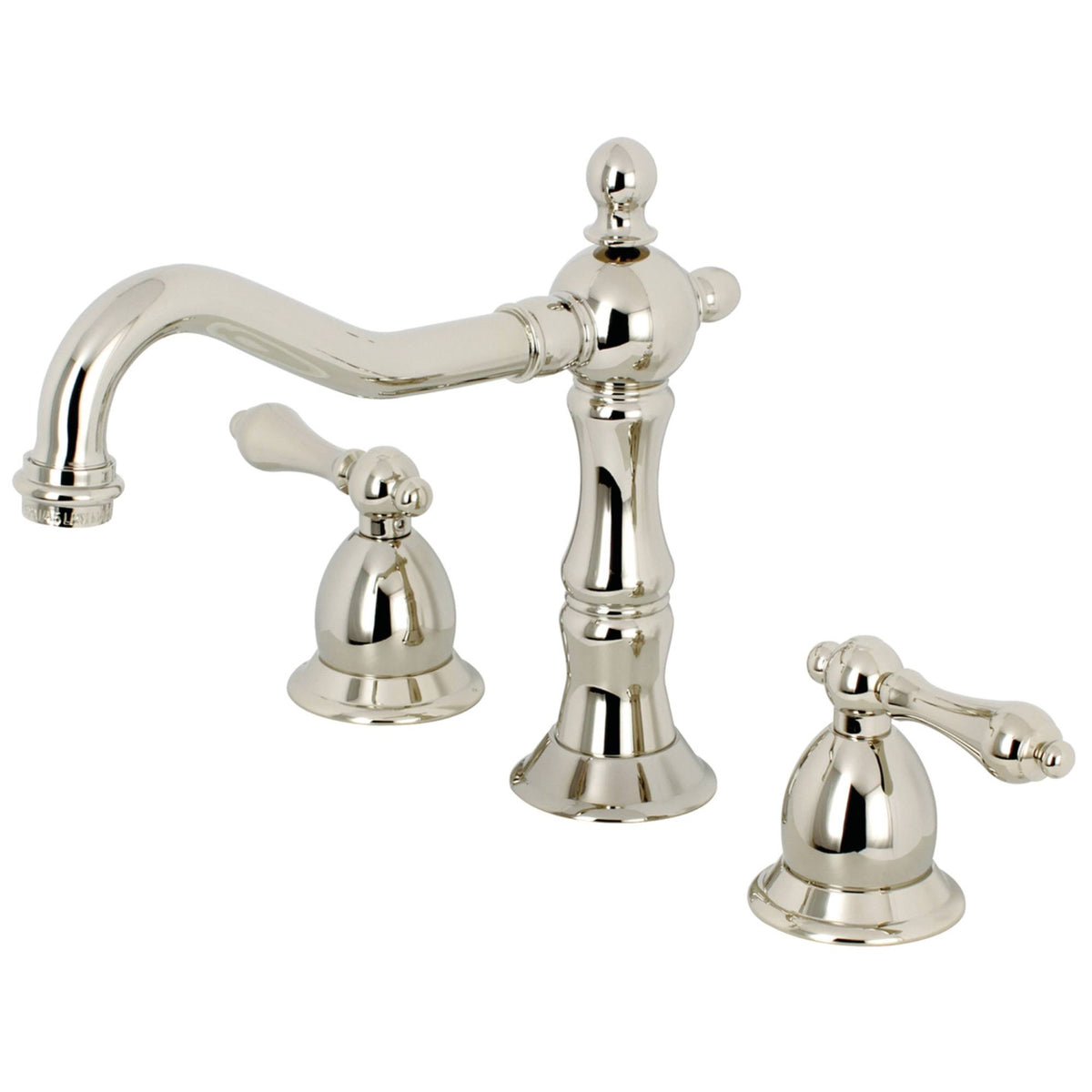 Polished Nickel Widespread Bathroom Faucet I3821
