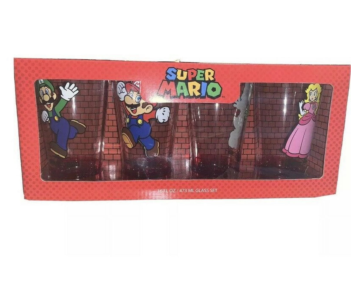Super Mario Collectible Glass Set 16 FL OZ U291546