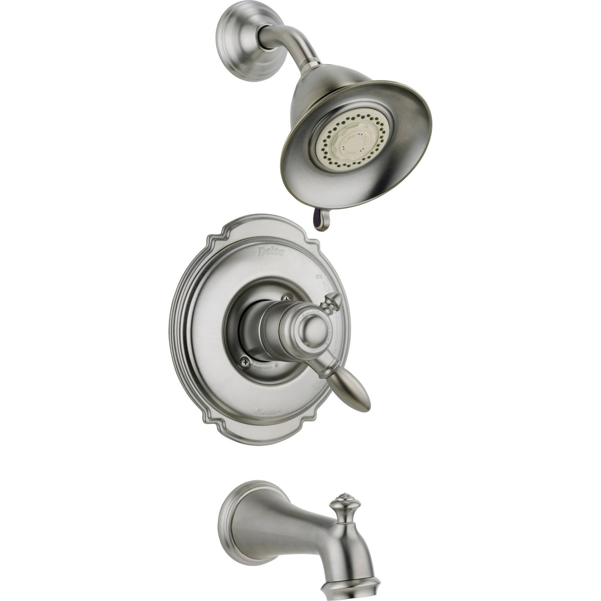 Victorian Tub and Shower Trim Stainless T7502