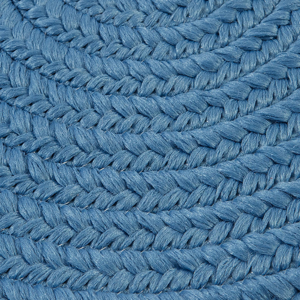 2' x 4' Berry Blue Reversible Oval Outdoor Area Rug C4824