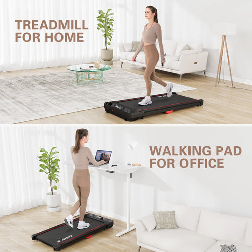 2.5HP Portable Under Desk Treadmill with Remote Control H861745