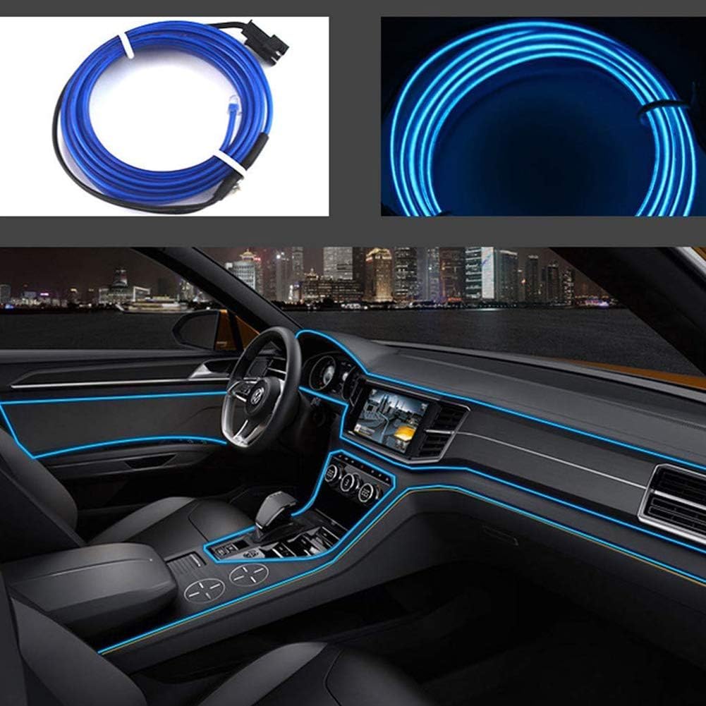 Blue Neon Flexible Tube Wire Light 2m/6ft U111