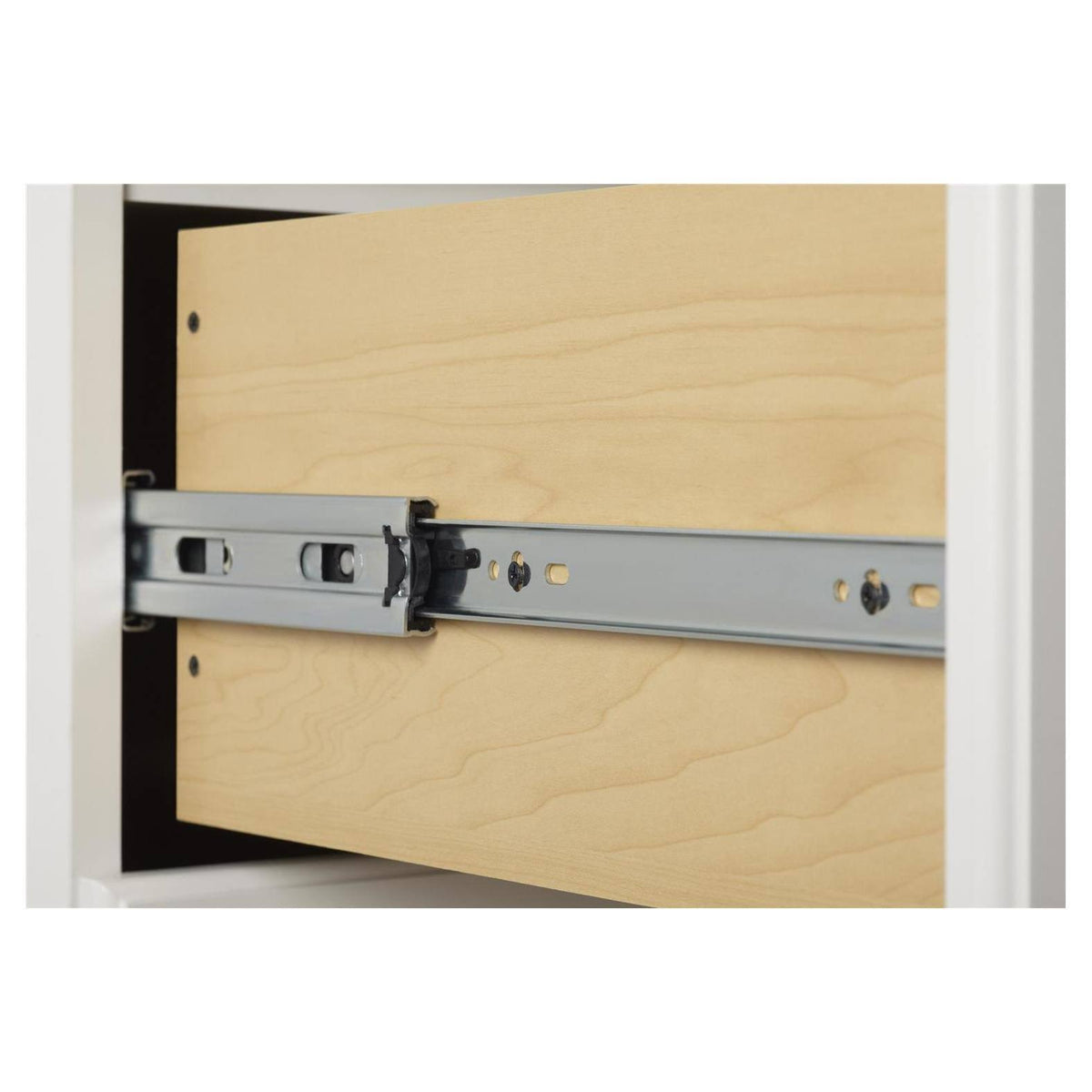 White 1 Drawer 2 Door Base Storage Cabinet P752125