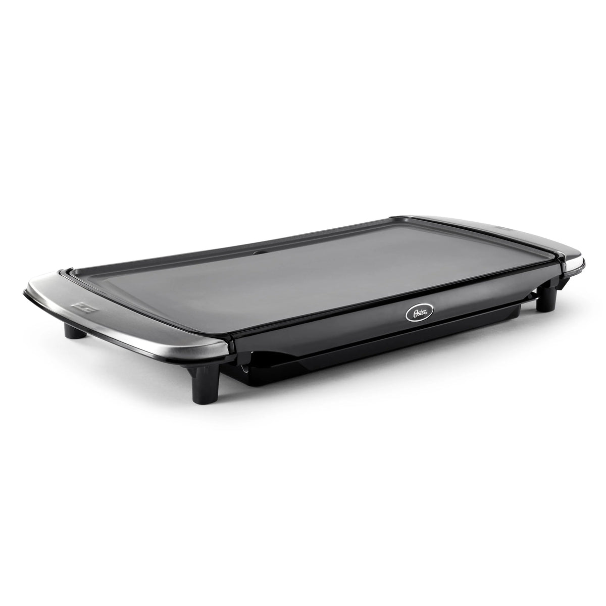 10-inch x 20-inch Nonstick Electric Griddle with Warming Tray, Black S31626