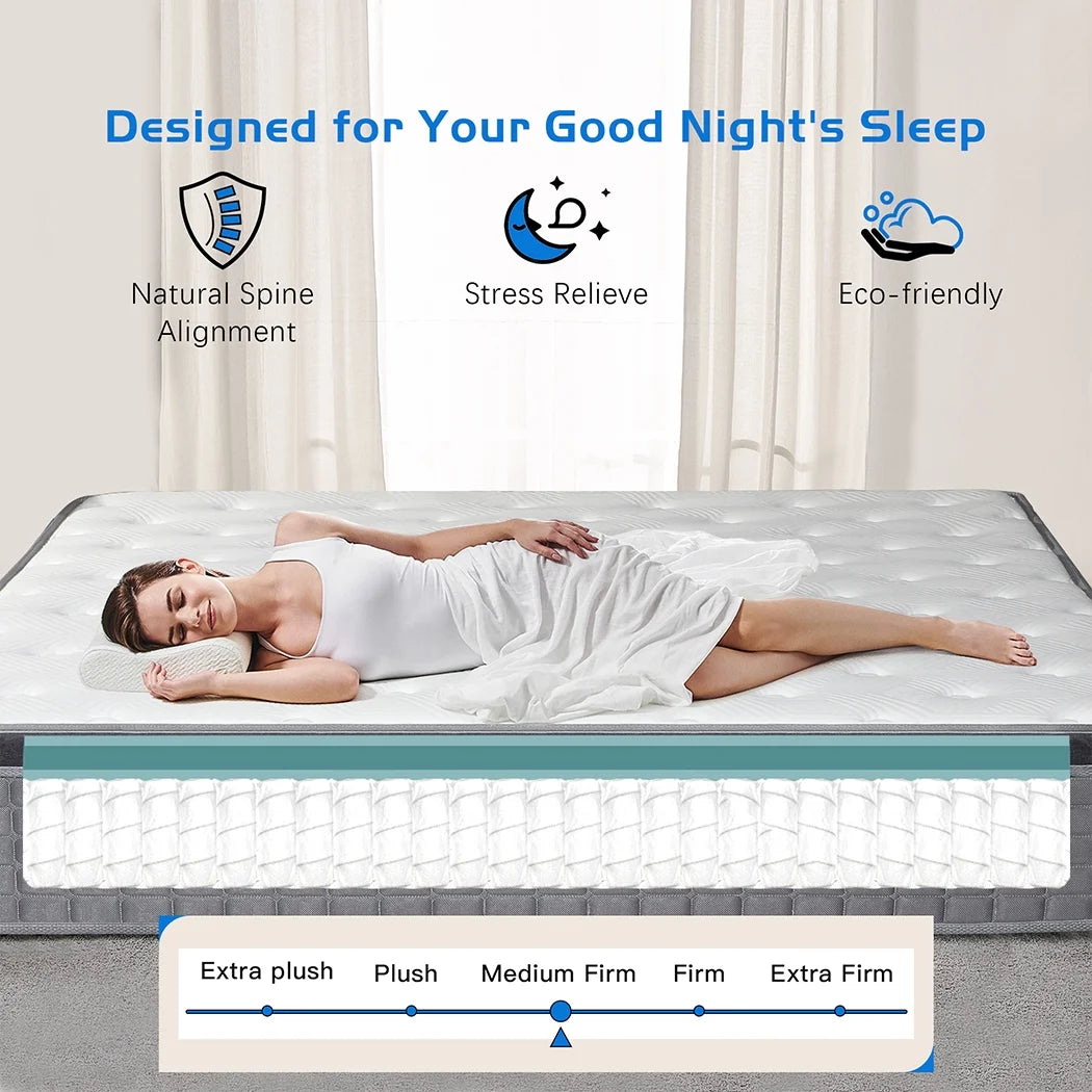 14 Gel Memory Foam Spring Hybrid Mattress C937274