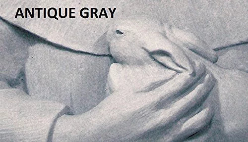 Antique Gray Cat Garden Statue Y24984