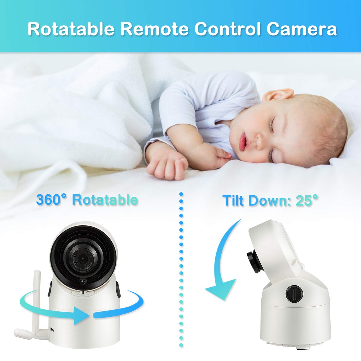 3.5'' LCD Video Baby Monitor with Night Vision S65338