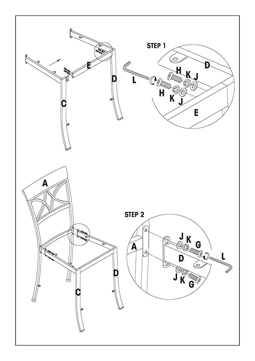 Metal Bar Stool Q973