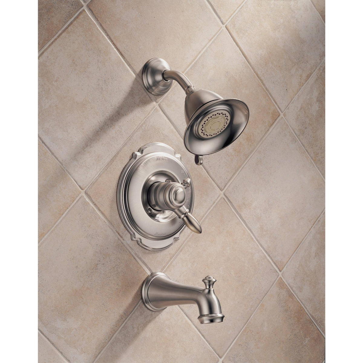 Victorian Tub and Shower Trim Stainless T7502