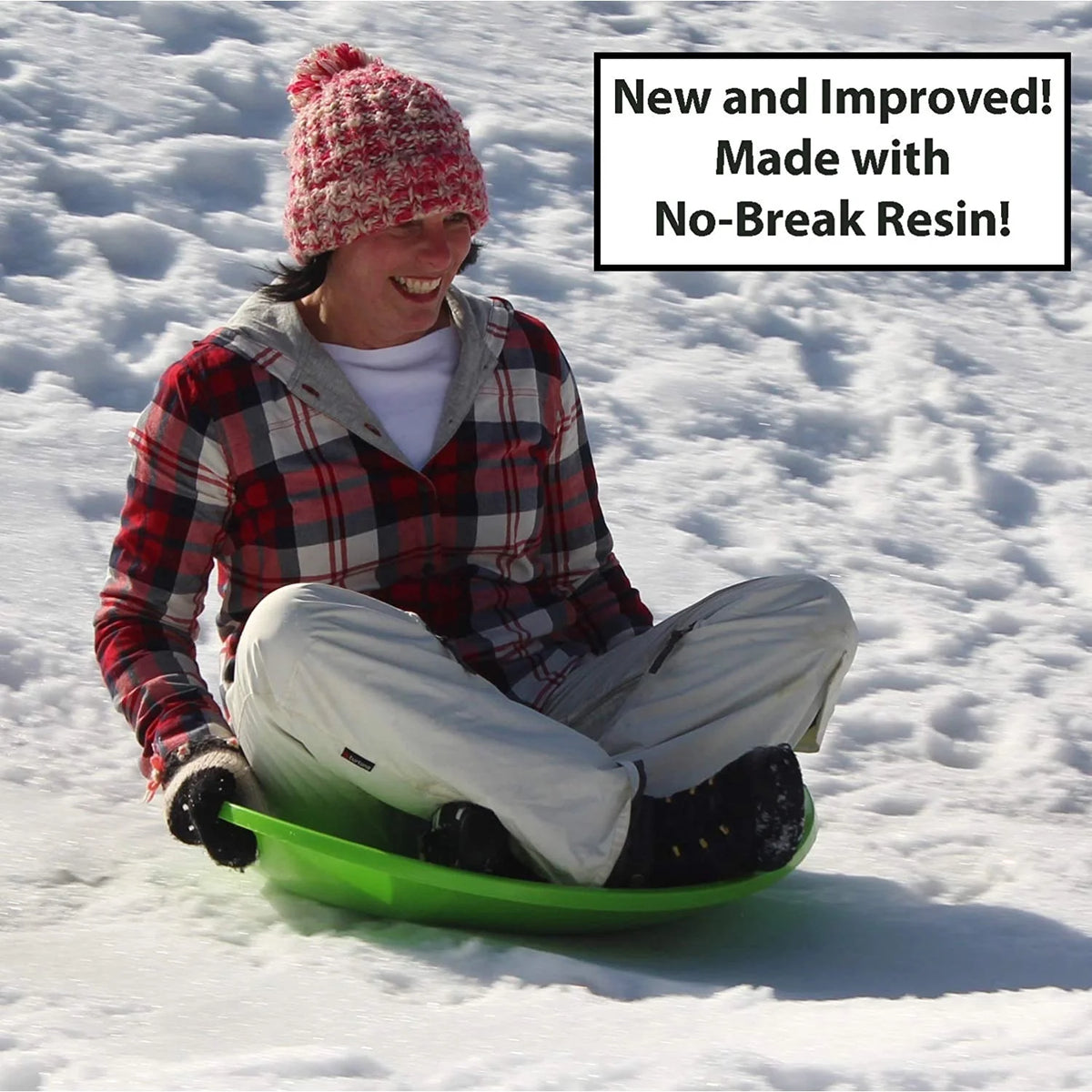 Blue 26" Plastic Snow Sled S538321
