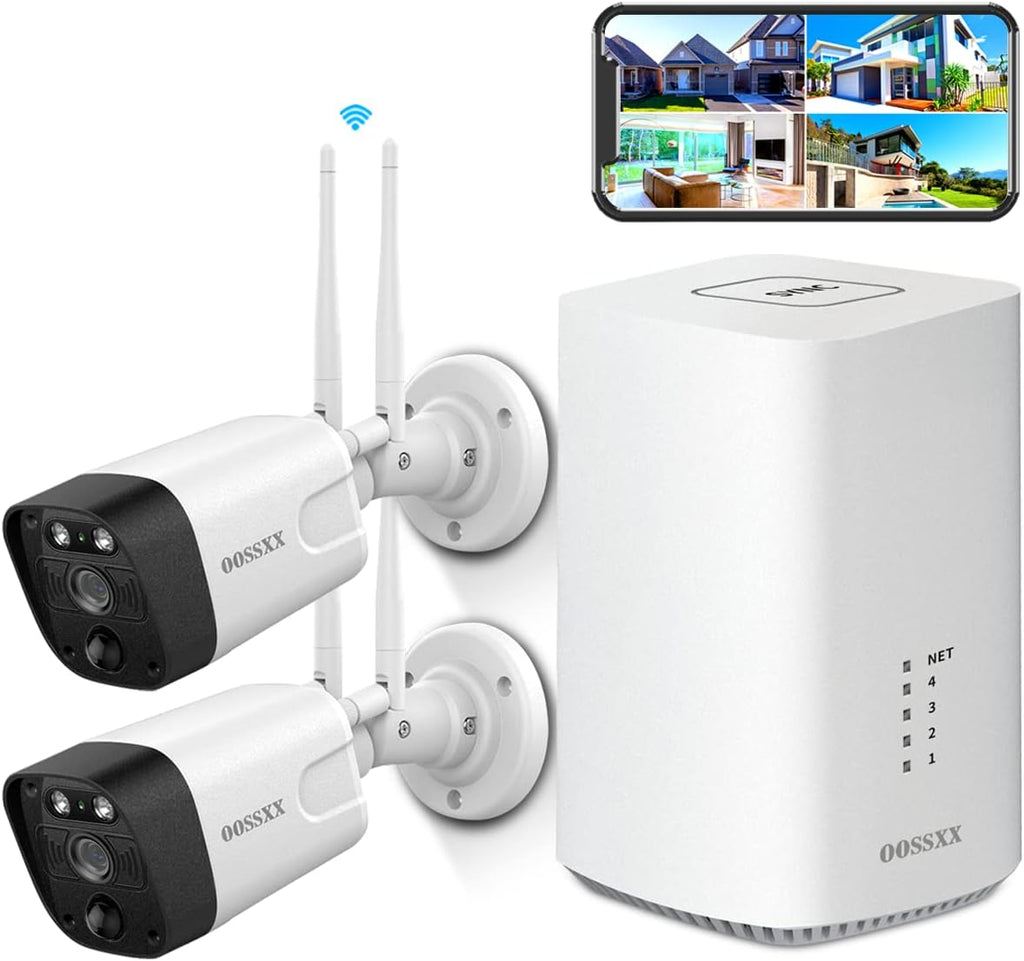 2K 3.0MP Wireless Security Camera System with 6TB HDD N842408